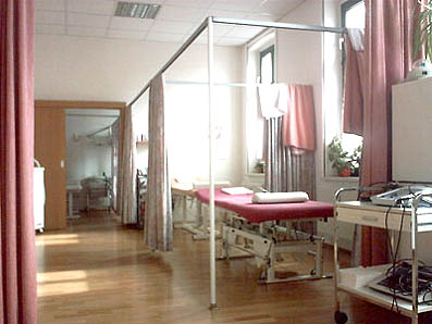 Behandlungsraum · Physiotherapie-Praxis Sylvia Bodendieck